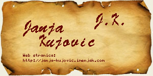 Janja Kujović vizit kartica